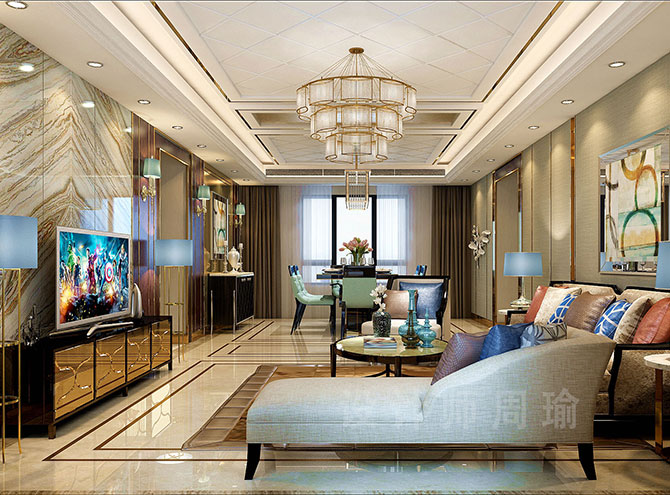 操妣视频世纪江尚三室两厅168平装修设计效果欣赏